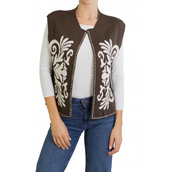 Gilet fantasia aperto